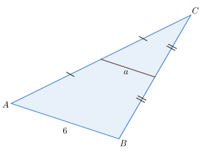 Kolmnurga teatud lisajoon.