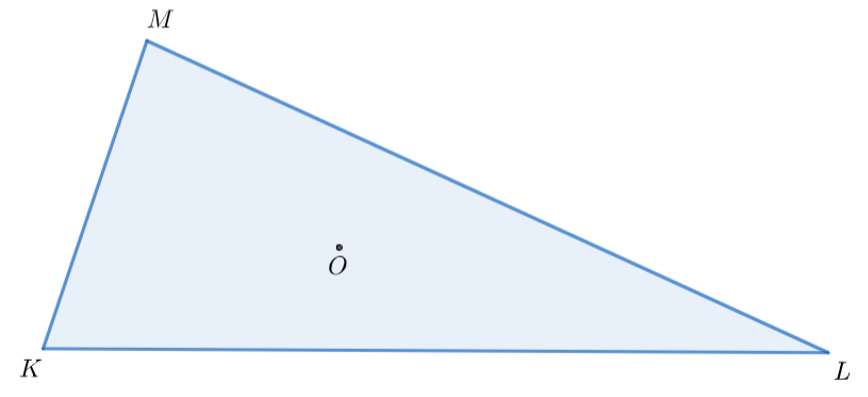 Kolmnurga raskuskese.